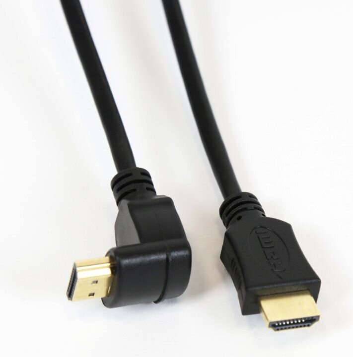 Omega-kaapeli HDMI 1,5 m kulmikas (41855) hinta ja tiedot | Kaapelit ja adapterit | hobbyhall.fi