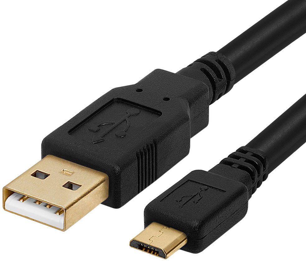 Vivanco-kaapeli USB - microUSB 1.0m (45219) hinta ja tiedot | Kaapelit ja adapterit | hobbyhall.fi