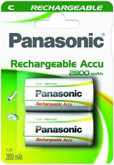 Panasonicin ladattava akku NiMh 2800mAh P14P/2B hinta ja tiedot | Paristot | hobbyhall.fi