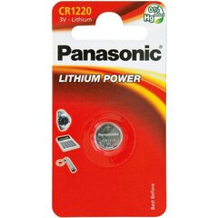 Panasonic akku CR1220/1B hinta ja tiedot | Paristot | hobbyhall.fi