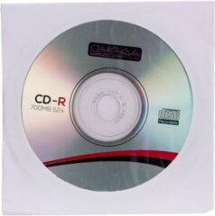 Omega Freestyle CD-R 700MB 52x kirjekuori hinta ja tiedot | Vinyylilevyt, CD-levyt, DVD-levyt | hobbyhall.fi