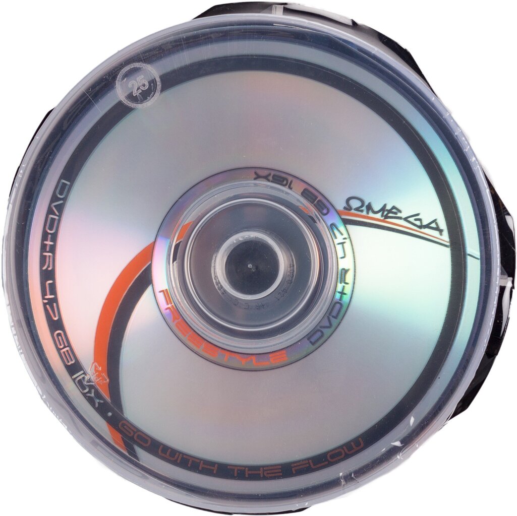 Omega Freestyle DVD+R 4.7GB 16x 25kpl kara hinta ja tiedot | Vinyylilevyt, CD-levyt, DVD-levyt | hobbyhall.fi