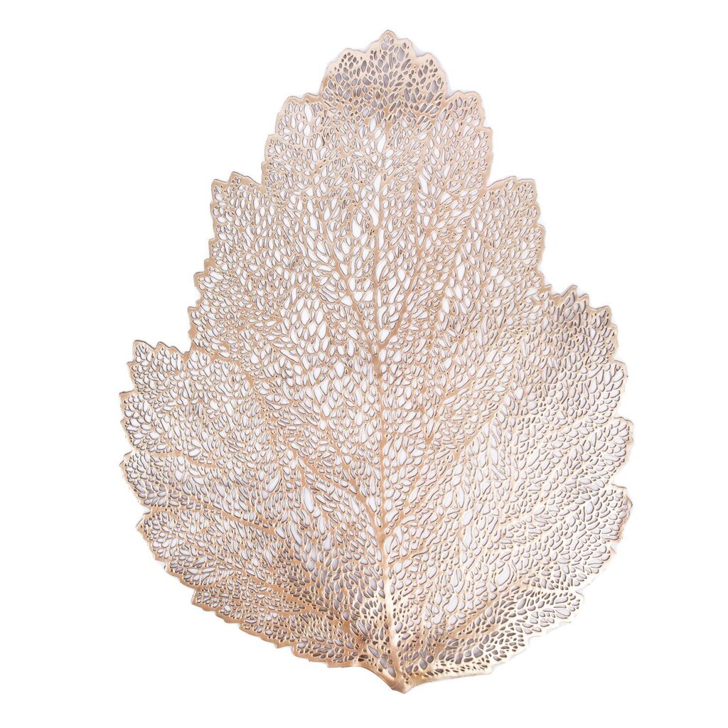 Tabletti Big Leaf, 36x45cm, kulta hinta ja tiedot | Pöytäliinat, tabletit ja lautasliinat | hobbyhall.fi