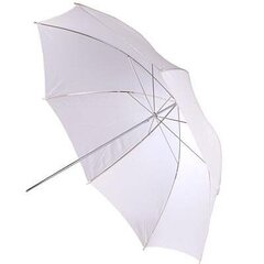 BIG Helios sateenvarjo 100cm, valkoinen/läpinäkyvä (428301) hinta ja tiedot | Valokuvaustarvikkeet | hobbyhall.fi