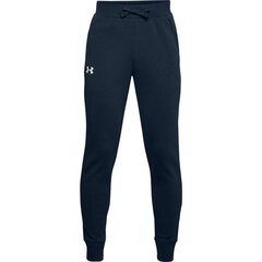 Housut Under Armor Y Rival Cotton Pants Jr 1357634 408, sininen hinta ja tiedot | Under Armour Lasten vaatteet ja jalkineet | hobbyhall.fi