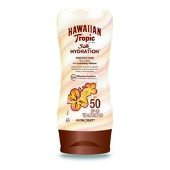 Aurinkovoide Silk Hawaiian Tropic SPF 50+ (180 ml) hinta ja tiedot | Hawaiian Tropic Vartalonhoito | hobbyhall.fi