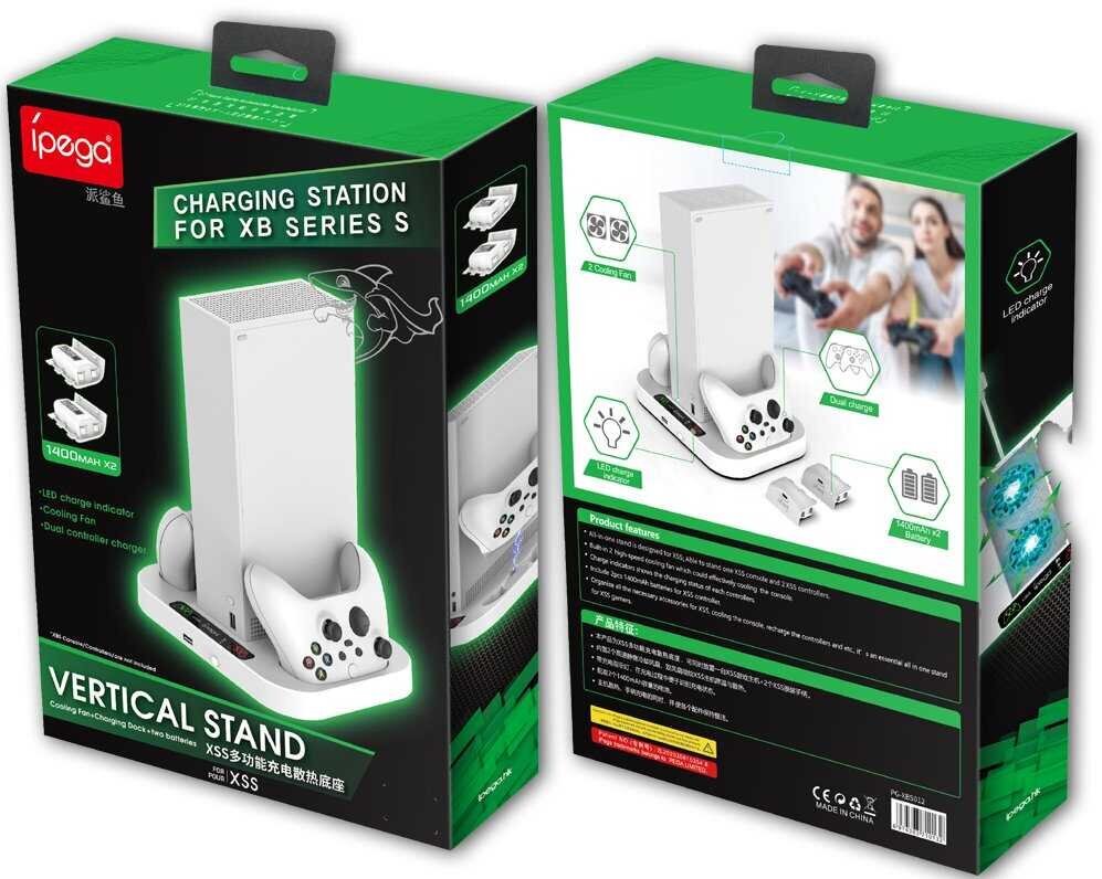 Ipega XBS012 Dual Game Controller -lataustelakka Xbox Series hinta ja tiedot | Ohjaimet ja lisätarvikkeet | hobbyhall.fi