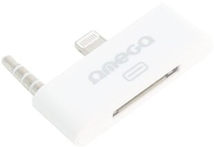 Omega-sovitin 30 pin - Lightning (42035) hinta ja tiedot | Adapterit | hobbyhall.fi