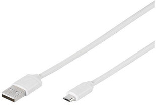 Vivanco-kaapeli Polybag microUSB 1m (39451) hinta ja tiedot | Puhelinkaapelit | hobbyhall.fi