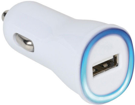 Vivanco autolaturi USB 2.1A, valkoinen (36257) hinta ja tiedot | Puhelimen laturit | hobbyhall.fi