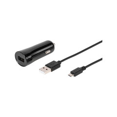 Vivanco autolaturi USB 2.4A 1,2m (60022) hinta ja tiedot | Puhelimen laturit | hobbyhall.fi