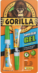 Gorilla-liima "Superglue Gel" 2x3g hinta ja tiedot | Liimat | hobbyhall.fi