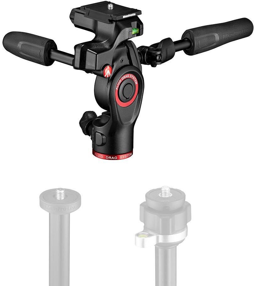 Manfrotto-videopää MH01HY-3W Befree 3-Way Live hinta ja tiedot | Kamerajalustat | hobbyhall.fi