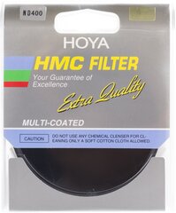 Hoya suodatin neutraali harmaa ND400 HMC 58mm hinta ja tiedot | Kameran suotimet | hobbyhall.fi