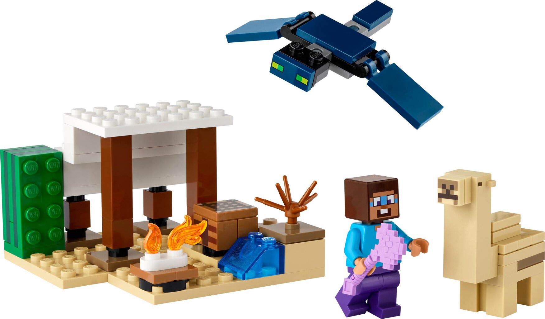 21251 LEGO® Minecraft Steven aavikkoretki hinta ja tiedot | LEGOT ja rakennuslelut | hobbyhall.fi