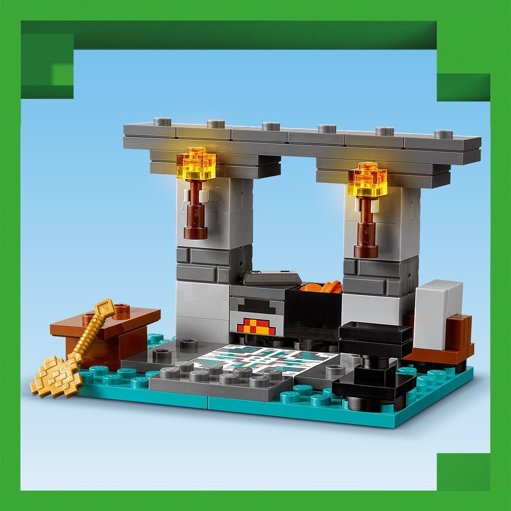 21252 LEGO® Minecraft Asevarasto hinta ja tiedot | LEGOT ja rakennuslelut | hobbyhall.fi