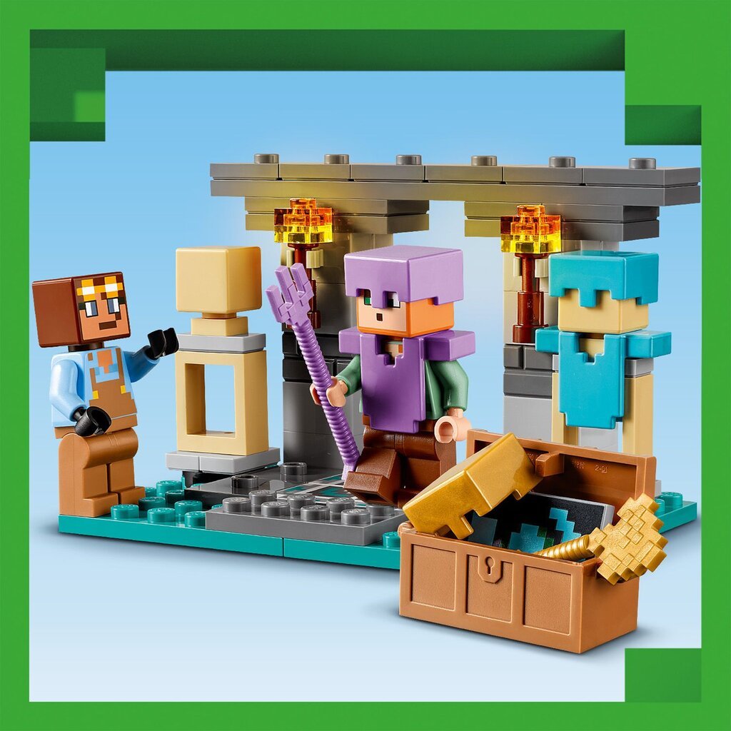 21252 LEGO® Minecraft Asevarasto hinta ja tiedot | LEGOT ja rakennuslelut | hobbyhall.fi