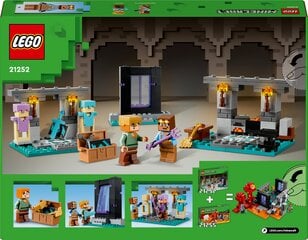 21252 LEGO® Minecraft Asevarasto hinta ja tiedot | LEGOT ja rakennuslelut | hobbyhall.fi