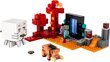 21255 LEGO® Minecraft Hornaportaalin väijytys hinta ja tiedot | LEGOT ja rakennuslelut | hobbyhall.fi