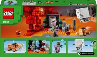 21255 LEGO® Minecraft Hornaportaalin väijytys hinta ja tiedot | LEGOT ja rakennuslelut | hobbyhall.fi
