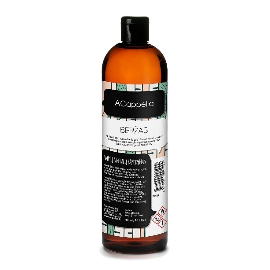 Koti tuoksun täyttö ACappella Birch 500 ml hinta ja tiedot | Huonetuoksut | hobbyhall.fi