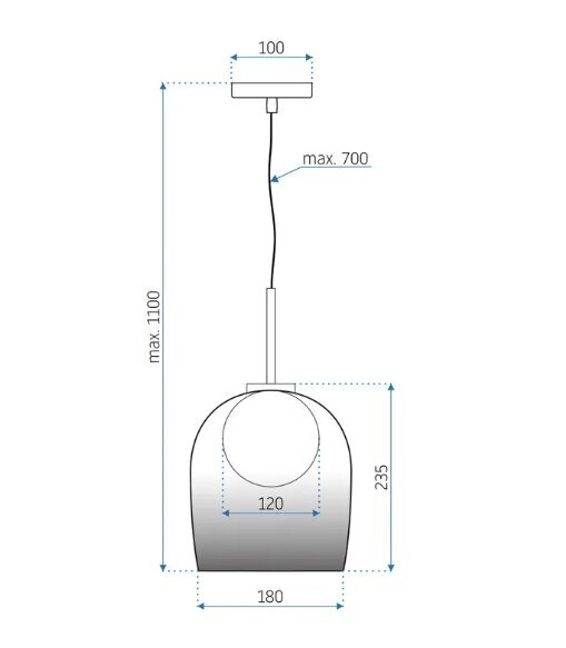 Kattovalaisin app1026-1cp hinta ja tiedot | Riippuvalaisimet | hobbyhall.fi