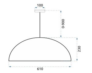 Kattovalaisin app988-1cp hinta ja tiedot | Riippuvalaisimet | hobbyhall.fi