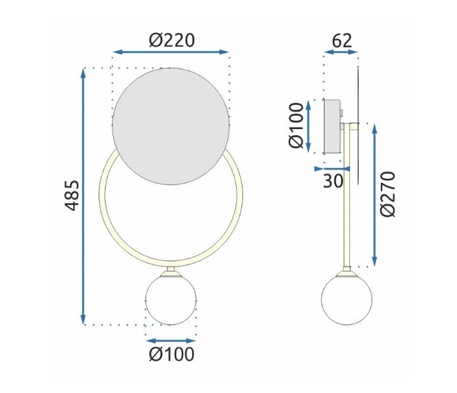 Seinävalaisin app923-1w hinta ja tiedot | Seinävalaisimet | hobbyhall.fi