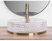 Rea cristal transparent 39 gold brush ring pesuallas hinta ja tiedot | Pesualtaat | hobbyhall.fi
