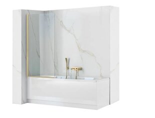 Rea elegant kultaharjattu näyttö 70 kylpyammeeseen hinta ja tiedot | Kylpyhuonetarvikkeet | hobbyhall.fi