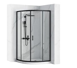 Rea look musta suihkukaappi 90x90 hinta ja tiedot | Suihkukaapit ja suihkunurkat | hobbyhall.fi