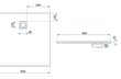 Magnum suihkuallas, valkoinen, 90x90 hinta ja tiedot | Suihkualtaat | hobbyhall.fi