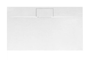 Bazalt long suihkuallas valkoinen 80x120 hinta ja tiedot | Suihkualtaat | hobbyhall.fi