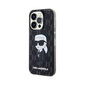 KARL LAGERFELD iPhone 15 Pro (6,1") Alkuperäinen Monogram, Musta hinta ja tiedot | Puhelimen kuoret ja kotelot | hobbyhall.fi