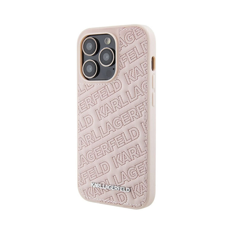 KARL LAGERFELD iPhone 15 Pro (6,1") Alkuperäinen, Vaaleanpunainen hinta ja tiedot | Puhelimen kuoret ja kotelot | hobbyhall.fi
