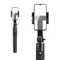 FORCELL F-GRIP S150XL kaukosäätimellä ja jalustalla, Musta hinta ja tiedot | Selfie-tikut ja -telineet | hobbyhall.fi