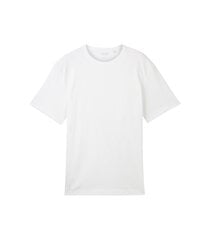 Tom Tailor miesten T-paita 1040826*20000, valkoinen 4067672245845 hinta ja tiedot | Miesten T-paidat | hobbyhall.fi