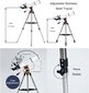 HETEKAN Professional Refractor Telescope, suuri aukko 80mm, valkoinen hinta ja tiedot | Mikroskoopit ja teleskoopit | hobbyhall.fi