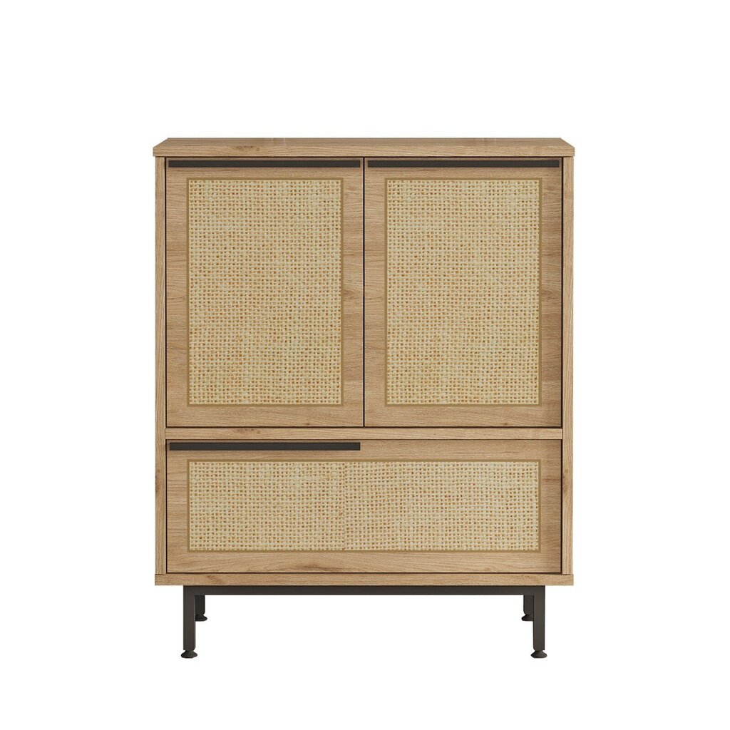 Kenkäkaappi, Asir, 74,8x90,4x35,5 cm, beige hinta ja tiedot | Kenkäkaapit ja -hyllyt | hobbyhall.fi