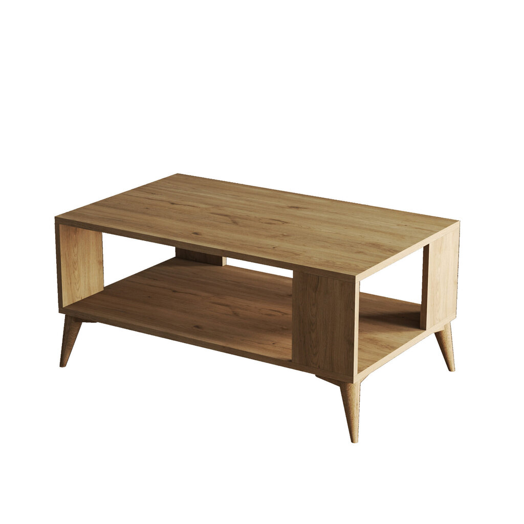 Kahvipöytä, Asir, 90x54x41,6 cm, beige hinta ja tiedot | Sohvapöydät | hobbyhall.fi