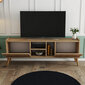 TV-taso, Asir, 150x52x34 cm, beige hinta ja tiedot | TV-tasot | hobbyhall.fi