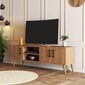 TV-taso, Asir, 150x52x34 cm, tummanruskea hinta ja tiedot | TV-tasot | hobbyhall.fi