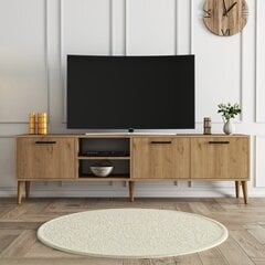 TV-taso, Asir, 180x53x35cm, vaaleanruskea hinta ja tiedot | TV-tasot | hobbyhall.fi