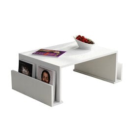 Kahvipöytä, Asir, 95x36,8x60 cm, valkoinen hinta ja tiedot | Sohvapöydät | hobbyhall.fi