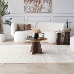 Kahvipöytä, Asir, 60x40x60 cm, kulta/ruskea hinta ja tiedot | Sohvapöydät | hobbyhall.fi