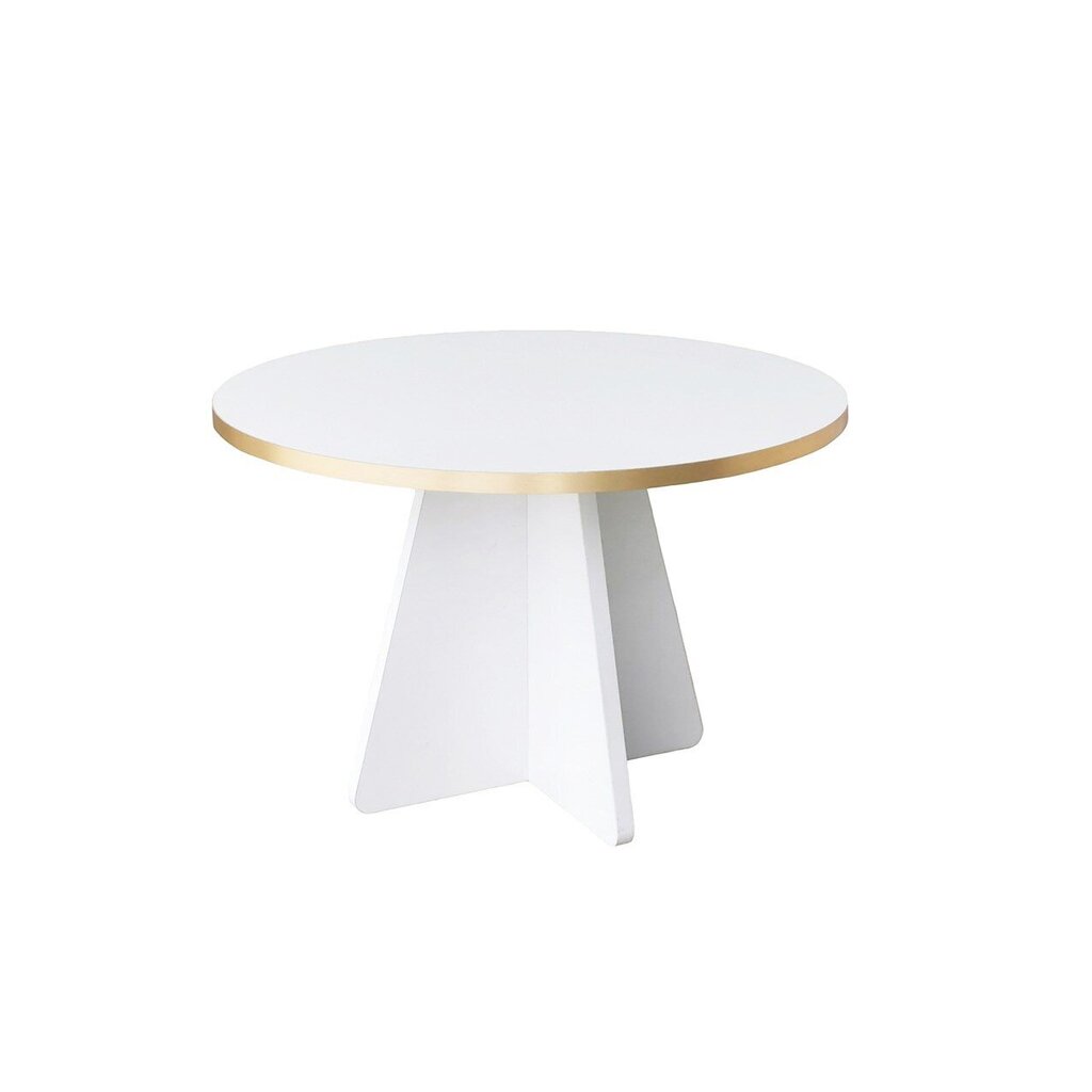 Kahvipöytä, Asir, 60x40x60 cm, kulta/valkoinen hinta ja tiedot | Sohvapöydät | hobbyhall.fi