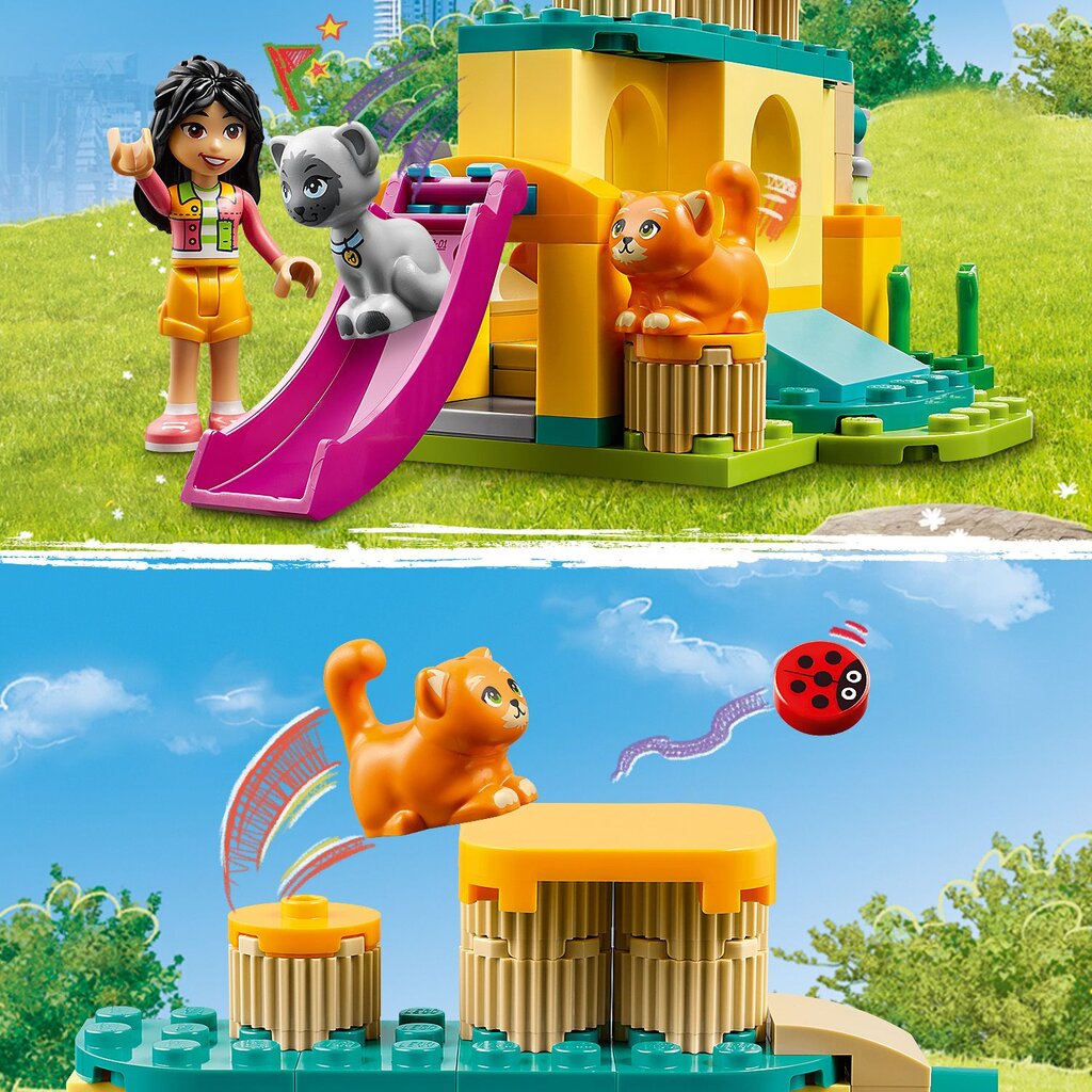 42612 LEGO® Friends Seikkailu kissojen leikkipaikalla hinta ja tiedot | LEGOT ja rakennuslelut | hobbyhall.fi