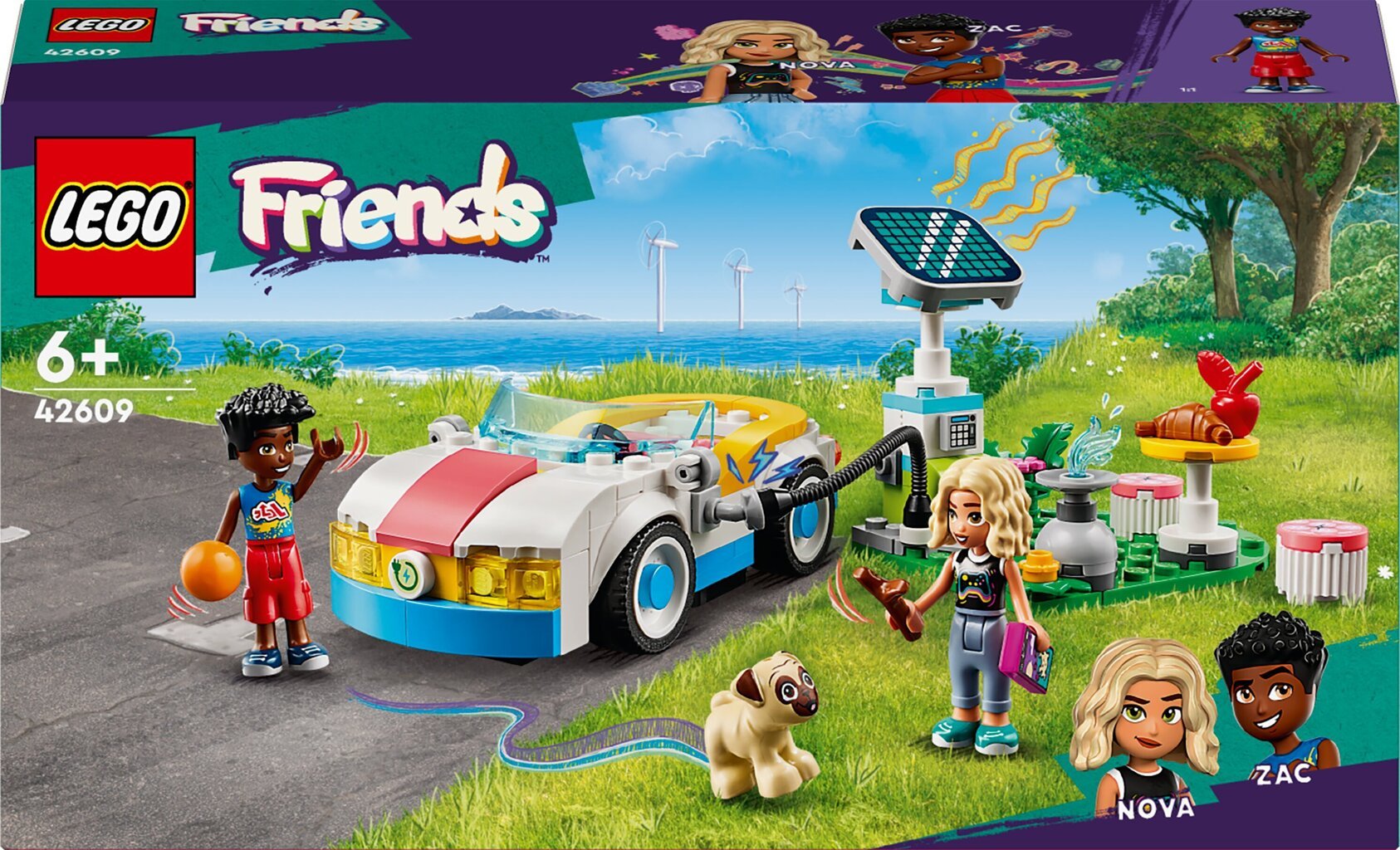 42609 LEGO® Friends sähköauto ja latausasema hinta ja tiedot | LEGOT ja rakennuslelut | hobbyhall.fi