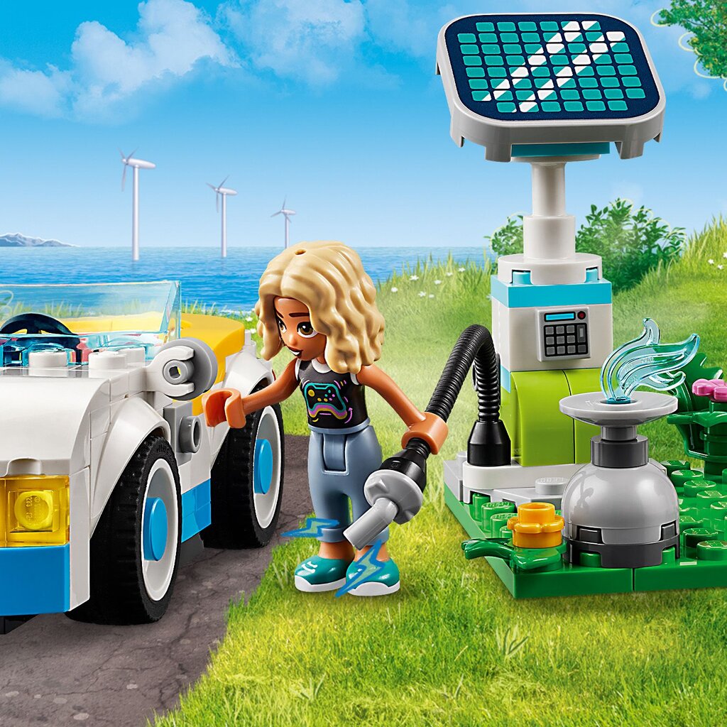 42609 LEGO® Friends sähköauto ja latausasema hinta ja tiedot | LEGOT ja rakennuslelut | hobbyhall.fi