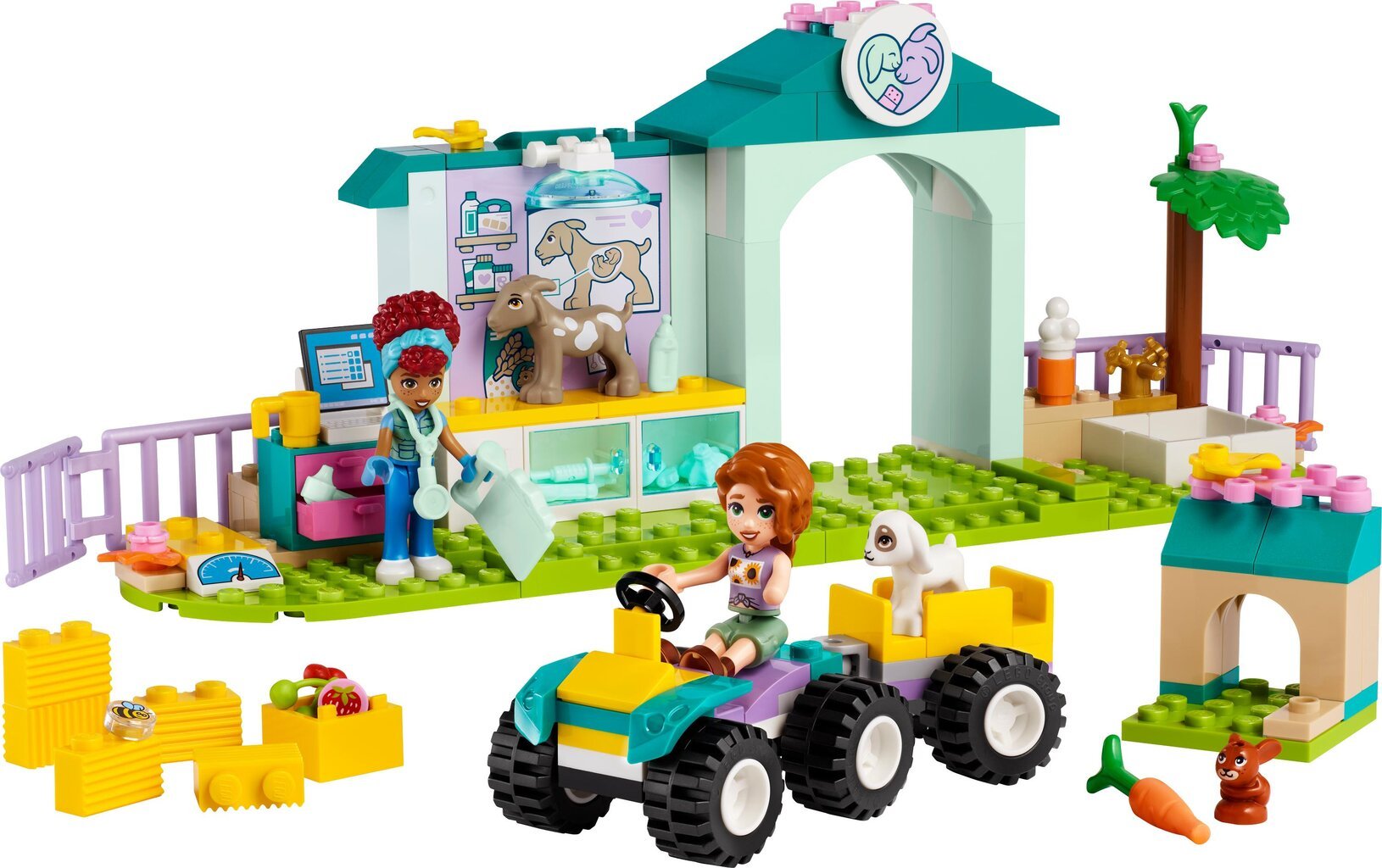 42632 LEGO® Friends Maatalon eläinten eläinlääkäriasema hinta ja tiedot | LEGOT ja rakennuslelut | hobbyhall.fi